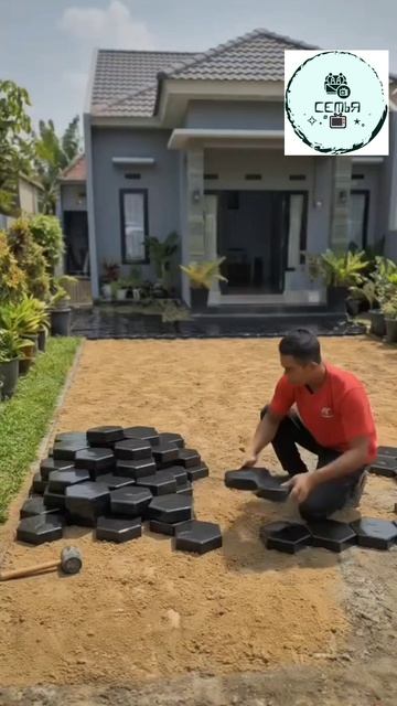 ПЛИТКА ИЗ ШИН ЛАЙФХАК