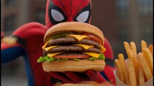 Человек паук и вредная еда. Яркие мультики для детей. Детские мультики смотреть