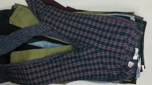 42345 Женские штаны, брюки осень, зима, 3пак, C8C, секонд (cream/extra) оптом