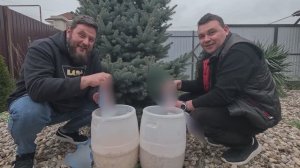 Приготовление пьяной кукурузы))) и очень пьяной пшеницы)