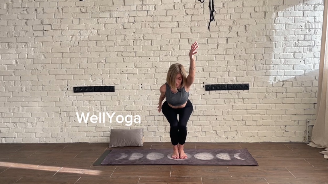 WellYoga Club Практика 20. Комплексная для тонуса всего тела + перевернутые позы