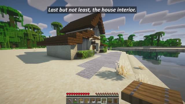 Строим пляжный домик! Простой и легкий дом для выживания в Майнкрафт! Minecraft!