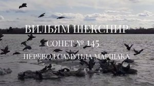 Вильям Шекспир. Сонет № 145. Пер. Самуила Яковлевича Маршака ( Я ненавижу,- вот слова)