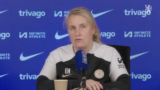 EMMA HAYES  Chelsea Women v Brighton and Hove Albion Women Press Conference  201023  Chelsea FC