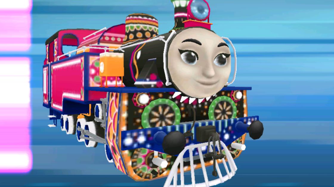 Паровозик Томас. Томас и его друзья на гоночках в  безумной крепости. Для детей. ч  18