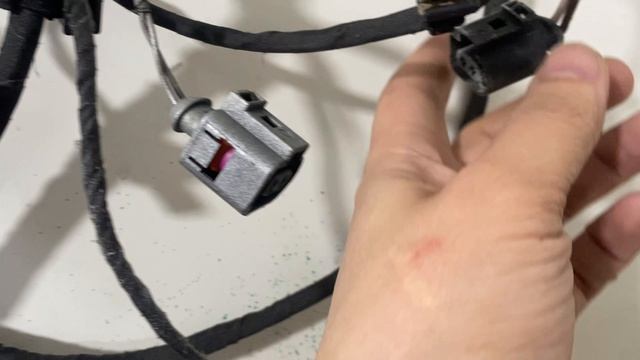 Проводка переднего бампер парктроников Ауди audi q7 21750