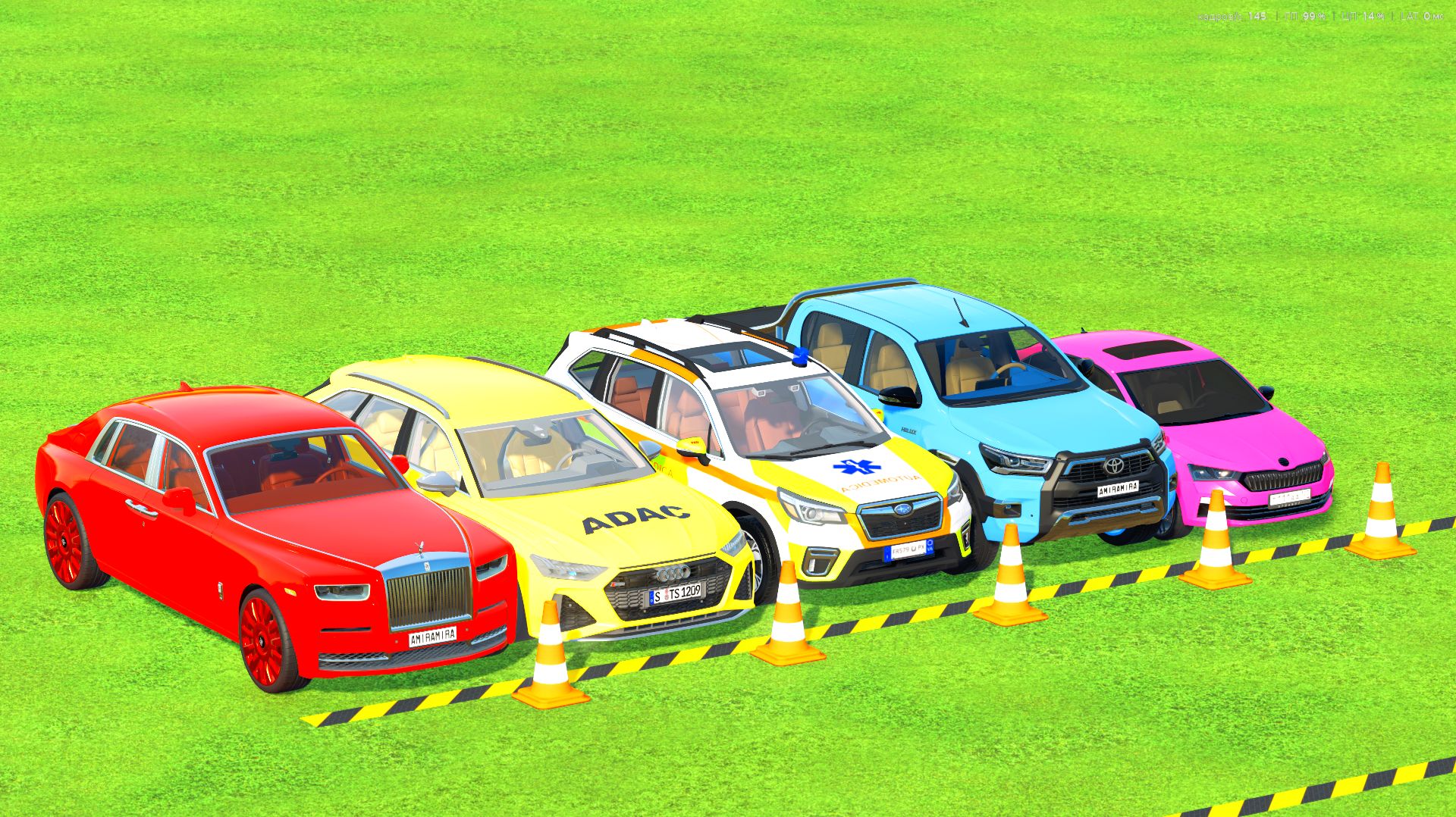 Для детей: ТРАНСПОРТИРОВКА AUDI, ROLLS-ROYCE, SUBARU, TOYOTA, SKODA 1 ЧАСТЬ