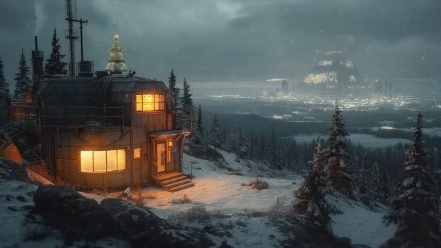 You’re Not Lost — You Just Needed Distance - Blade Runner Winter Ambient Sleep Music-(810p30)