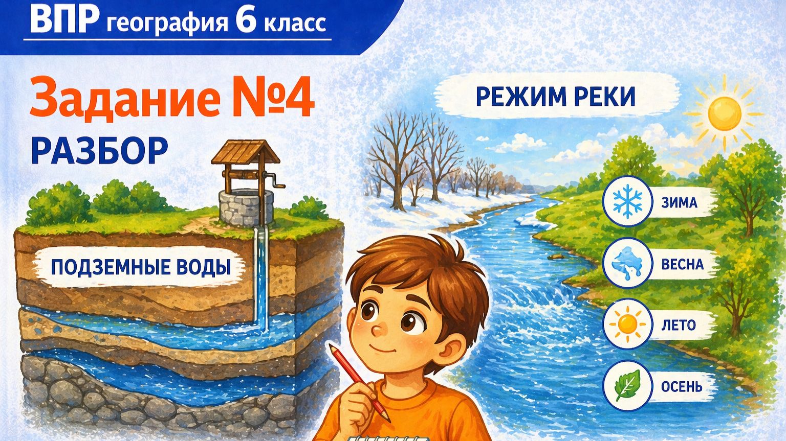 Как решать задание 4 ВПР по географии 6 класса | Полный разбор