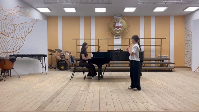 Владислава Ухарова блокфлейта. Пингвины полька Карабас