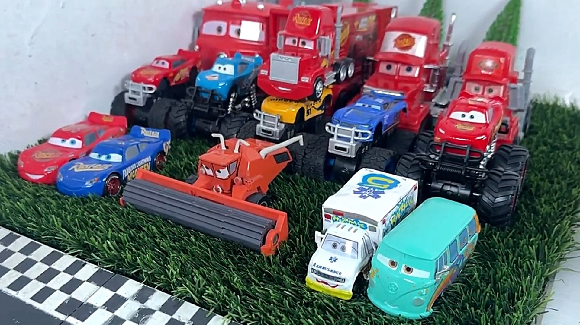 Мультики про машинки для детей и малышей. Молния Маккуин, Тоу Мэтр, Док Хадсон, Салли Каррера, Мак