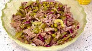 Праздничный салат из простых ингредиентов! Но вся фишка в этой заправке