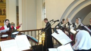 Задостойник Пасхи «Ангел вопияше» (муз. Н. Рогожкиной)