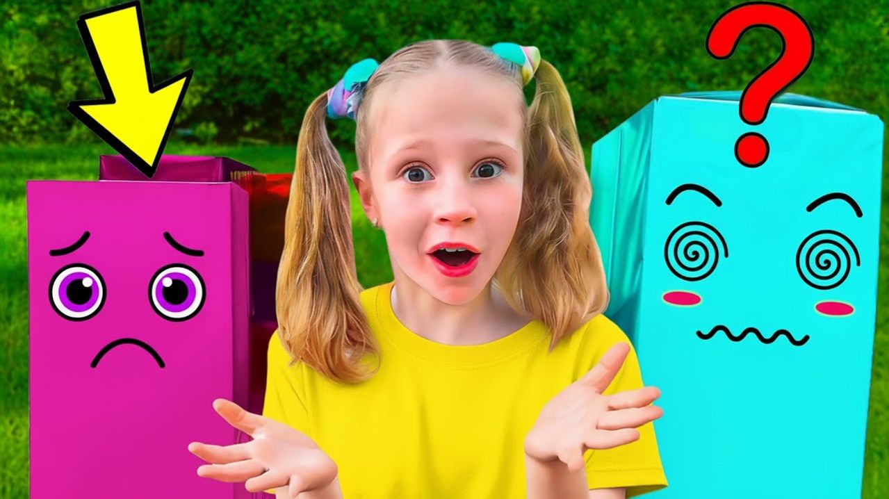 Детский челлендж с Настей и папой