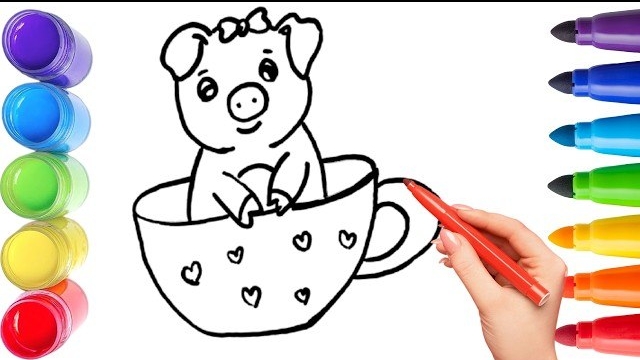 Рисуем поросёнка