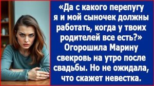 ИСТОРИИ ИЗ ЖИЗНИ|Да с какого перепугу я должна работать?|РЕАЛЬНЫЕ ИСТОРИИ|ЖИЗНЕННЫЕ ИСТОРИИ