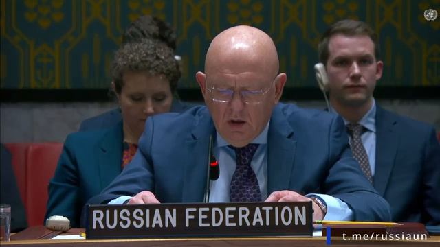 🎙 Выступление В.А.Небензи на заседании Совета Безопасности ООН по ситуации в Сирии (Нью-Йорк)