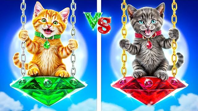 Мы построили секретную комнату для животных! Изумруд vs Рубин!