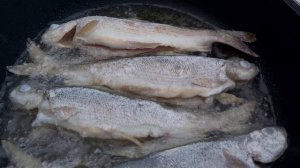 Хариус жарится