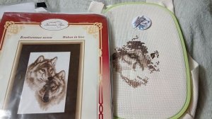 Апрель, мои вышивальные процессы.