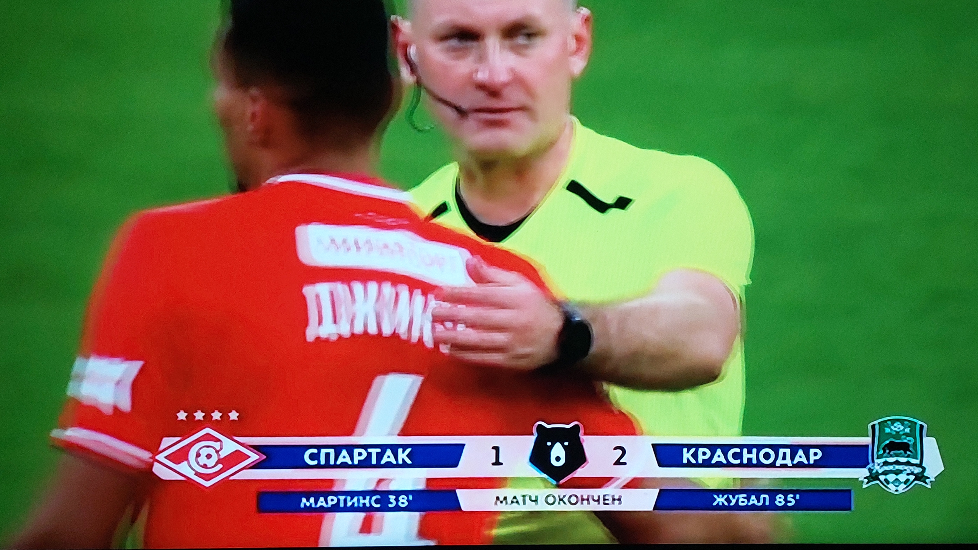 Футбол Спартак - Краснодар