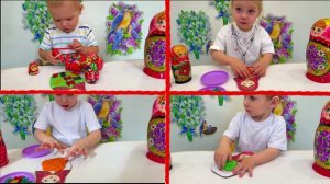 "Русская матрешка" - творческая поделка у малышей Funny Ant Malahovka