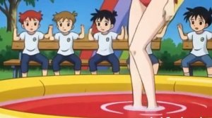 Девочка-купальщица в детском мэрмариуме