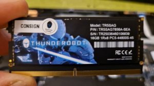 Установка второго ssd на ноутбук thunderobot range 16 max.