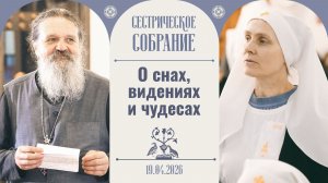 О том, что тревожит сердце. Сестрическое собрание с о. Андреем Лемешонком 19.04.2026