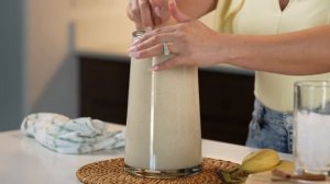 How to make a Creamy AGUA DE PLÁTANO a 1 minute recipe [get.gt]