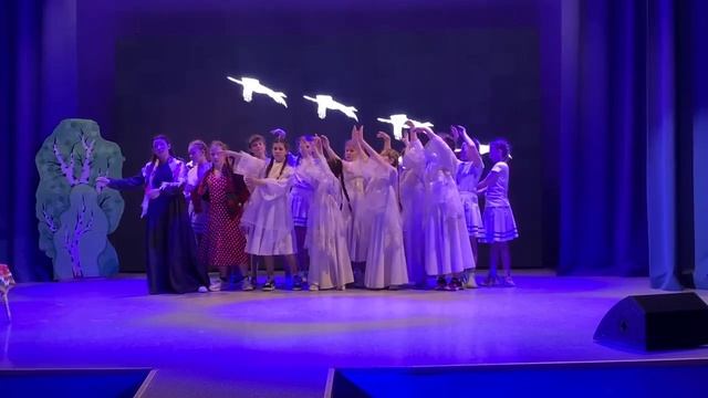 Выступление ко Дню Победы 3  отряда Санаторий Витязь