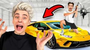 Уничтожь НЕПРОБИВАЕМУЮ МАШИНУ ! Видео Влада бумага а4