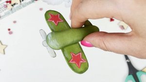 ИДЕЯ из фоамирана к 9 МАЯ  - самолёт ⭐ Декор своими руками для открыток и поделок на День Победы