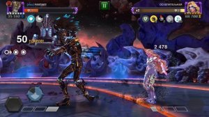 Marvel: Битва Чемпионов (Соло-Высший Колизей 2-я неделя Уорлок vs Ослепительная)