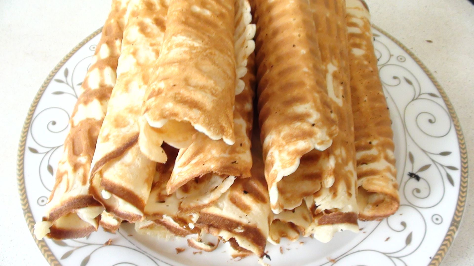 Домашние Вафли лопали их с удовольствием простой -рецепт