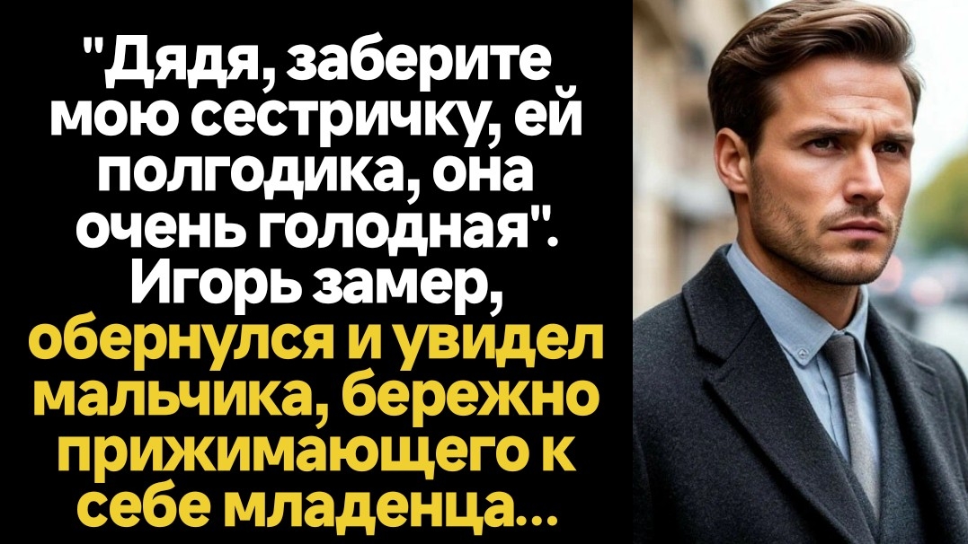 ИСТОРИИ ИЗ ЖИЗНИ/Дядя, заберите мою сестричку, ей полгодика она очень голодная