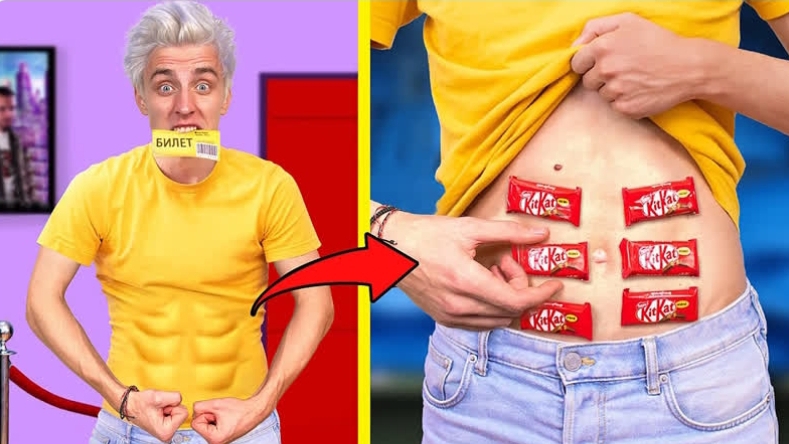 СПОСОБЫ ПРОНЕСТИ - 15 Способов Пронести СЛАДОСТИ в КИНОТЕАТР ! 3 Часть