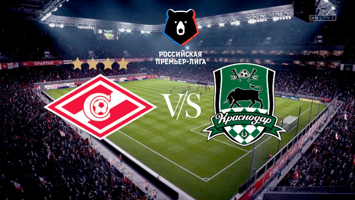 Спартак - Краснодар Обзор матча 23.04.2026. Чемпионат России.