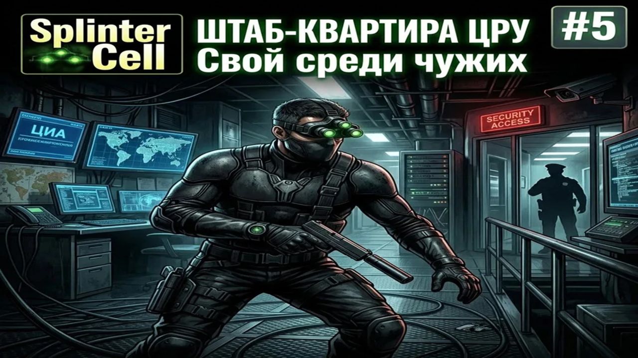 Splinter Cell #5 — Штаб-квартира ЦРУ: Свой среди чужих.