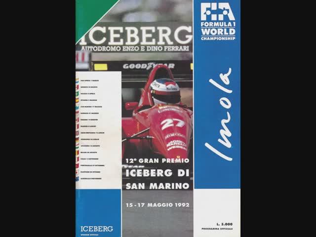 Формула 1. Гран-при Сан-Марино 1992 (этап 05, квалификация)