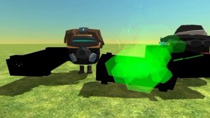 я VS лазерного пирдуна и мины игрока говна