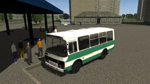 Мотор депот перевозка пассажиров Паз-3205