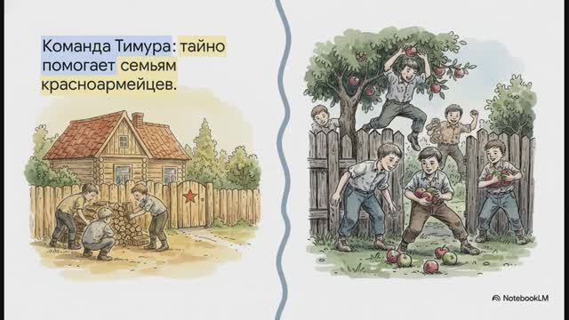 Тимур и его команда краткое содержание