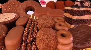 АСМР МУКБАНГ | ШОКОЛАДНАЯ ВЕЧЕРИНКА * МОРОЖЕНОЕ, МОТИ, ТИКО, ТОРТ, ПЕЧЕНЬЕ "ТВИКС",