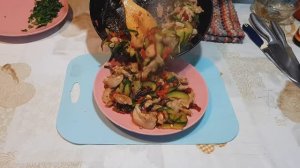 Острое рагу из мяса и кабачков._ Такого вы ещё не ели_ Быстрое и вкусное блюдо