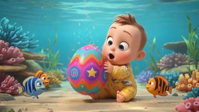 Океанское яйцо с сюрпризом . Мультфильмы для детей и малышей песенки