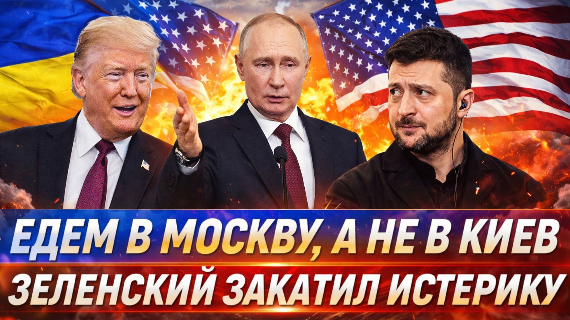 Едем в Москву а не в Киев Зеленский закатил истерику! У Украины был последний шанс