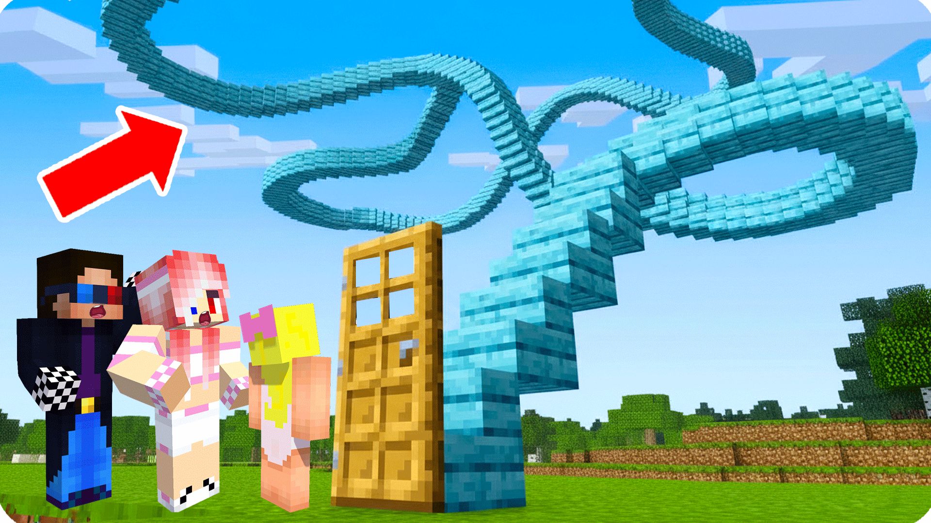 😲МЫ НАШЛИ БЕСКОНЕЧНУЮ ЛЕСТНИЦУ в МАЙНКРАФТ! НУБИК