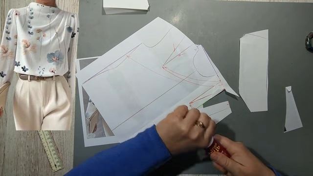 Моделирование. Эта блуза идёт всем. Выкройка № 2045.