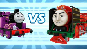 Паровозик Томас.Томас и его друзья на гоночках в туннели дымоход. Для детей. ч 16